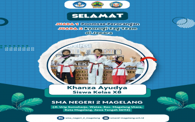 Prestasi Peserta Didik SMA Negeri : Juara 1 Poomsae Perorangan di Jepara